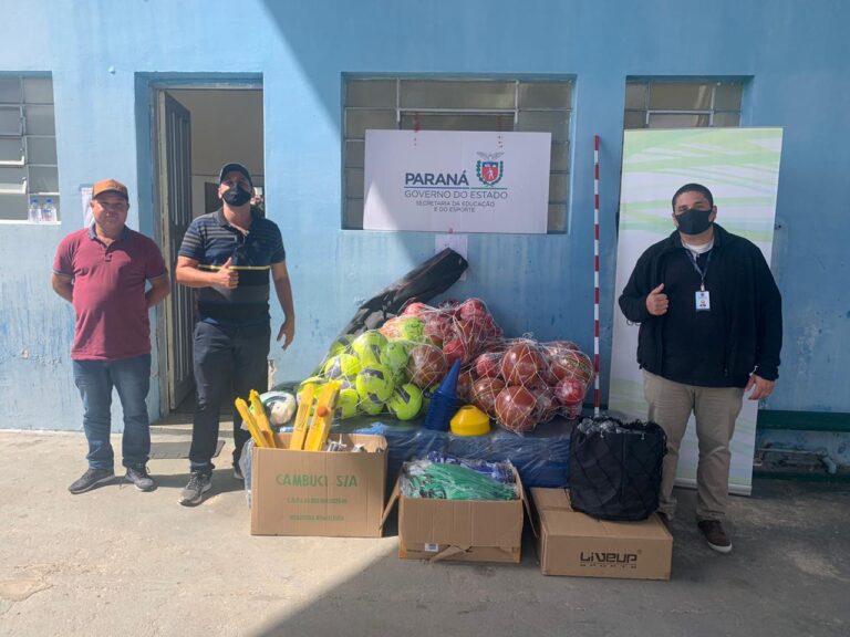 Porecatu recebe equipamentos para esportes e atividades da terceira idade