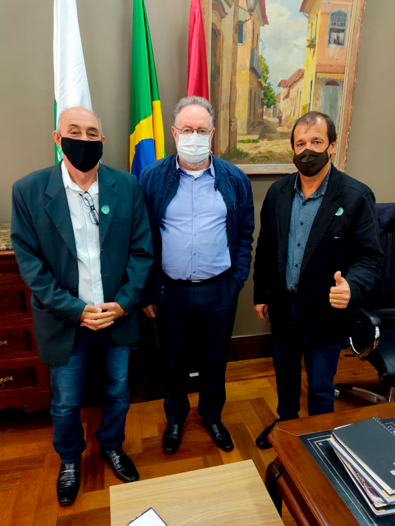 Visita do prefeito e vereador de Jardim Alegre