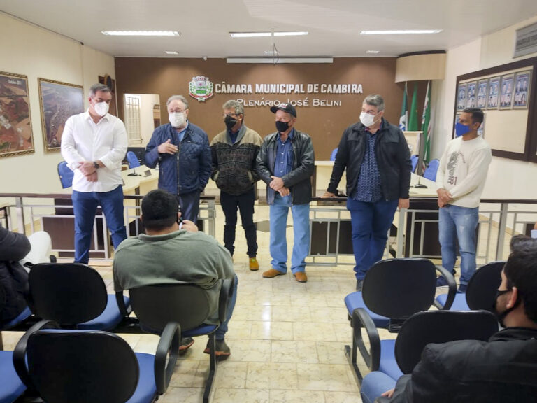 Cambira: trabalho conjunto de lideranças e deputado Tercilio Turini vai resultar em obras e avanços para população