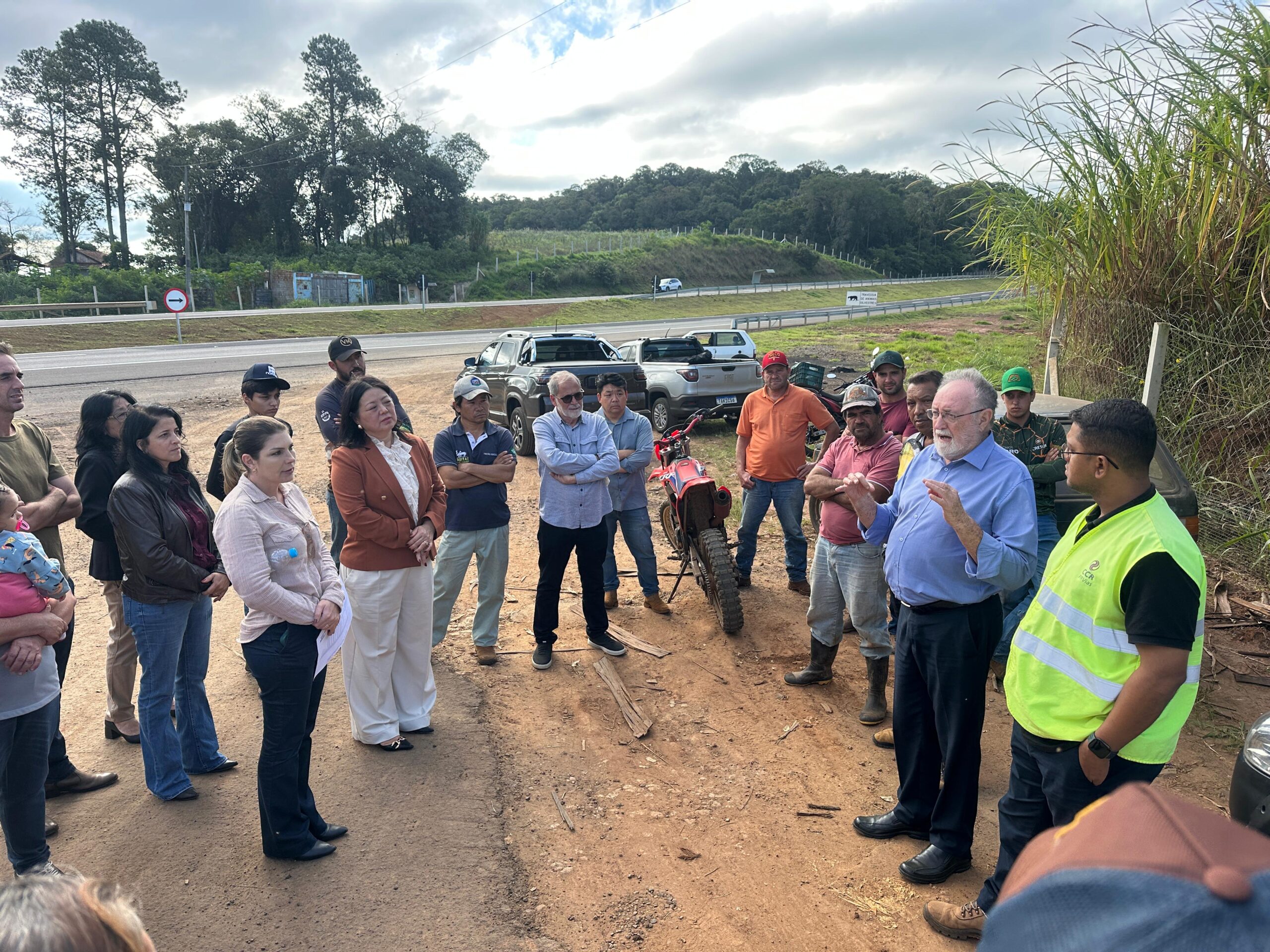 Famílias e produtores querem solução no acesso à Placa da Vaca, reforça deputado Tercilio Turini
