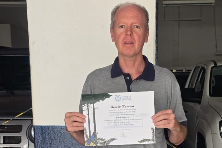 Homenagem ao presidente campeão com o LEC em 1981